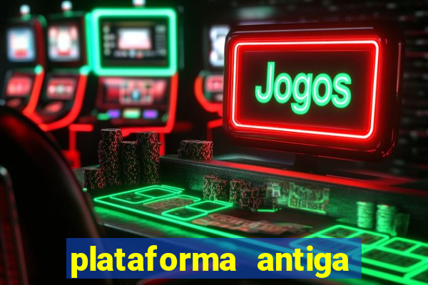 plataforma antiga de jogos